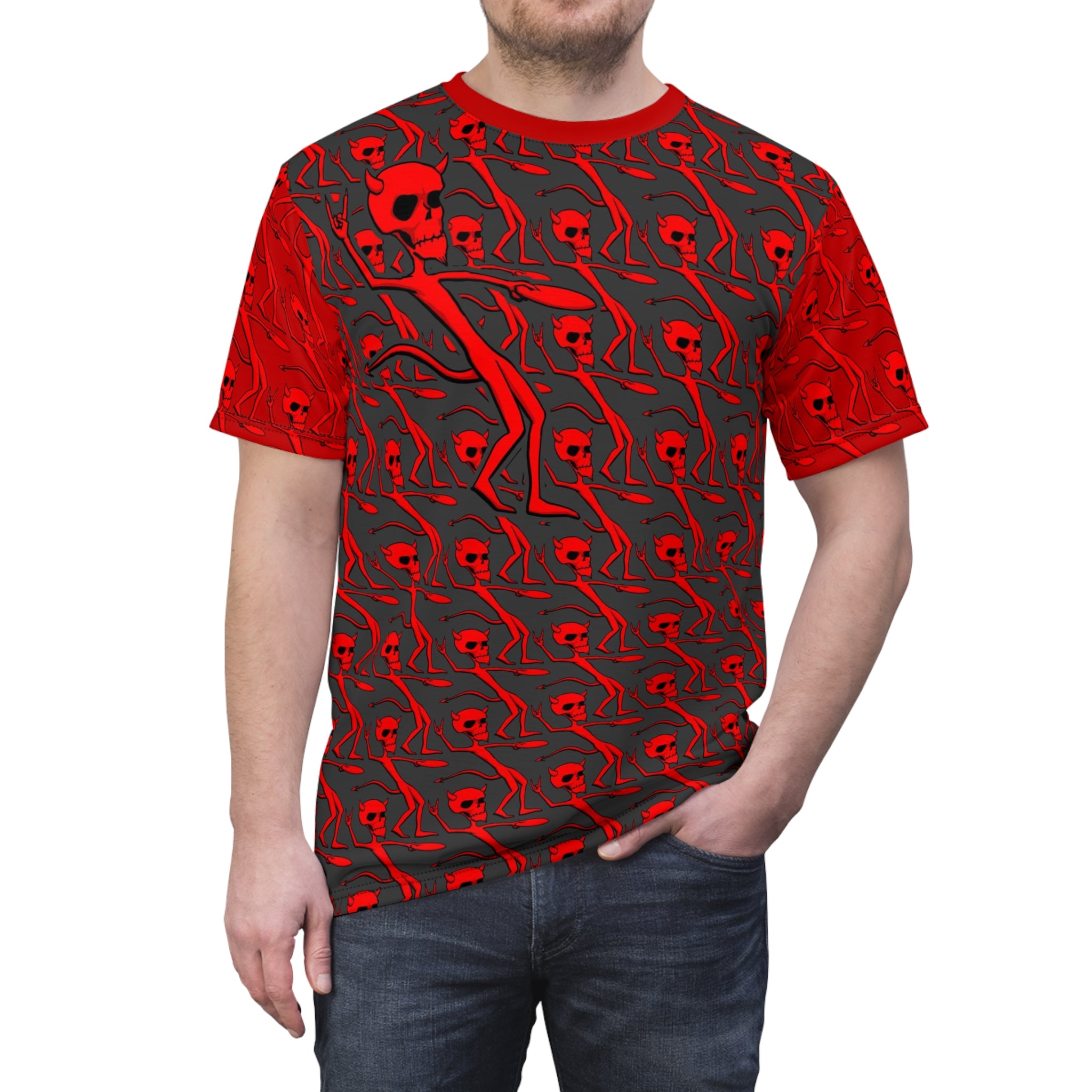 Lil Devil Drifit (Grey+Red)