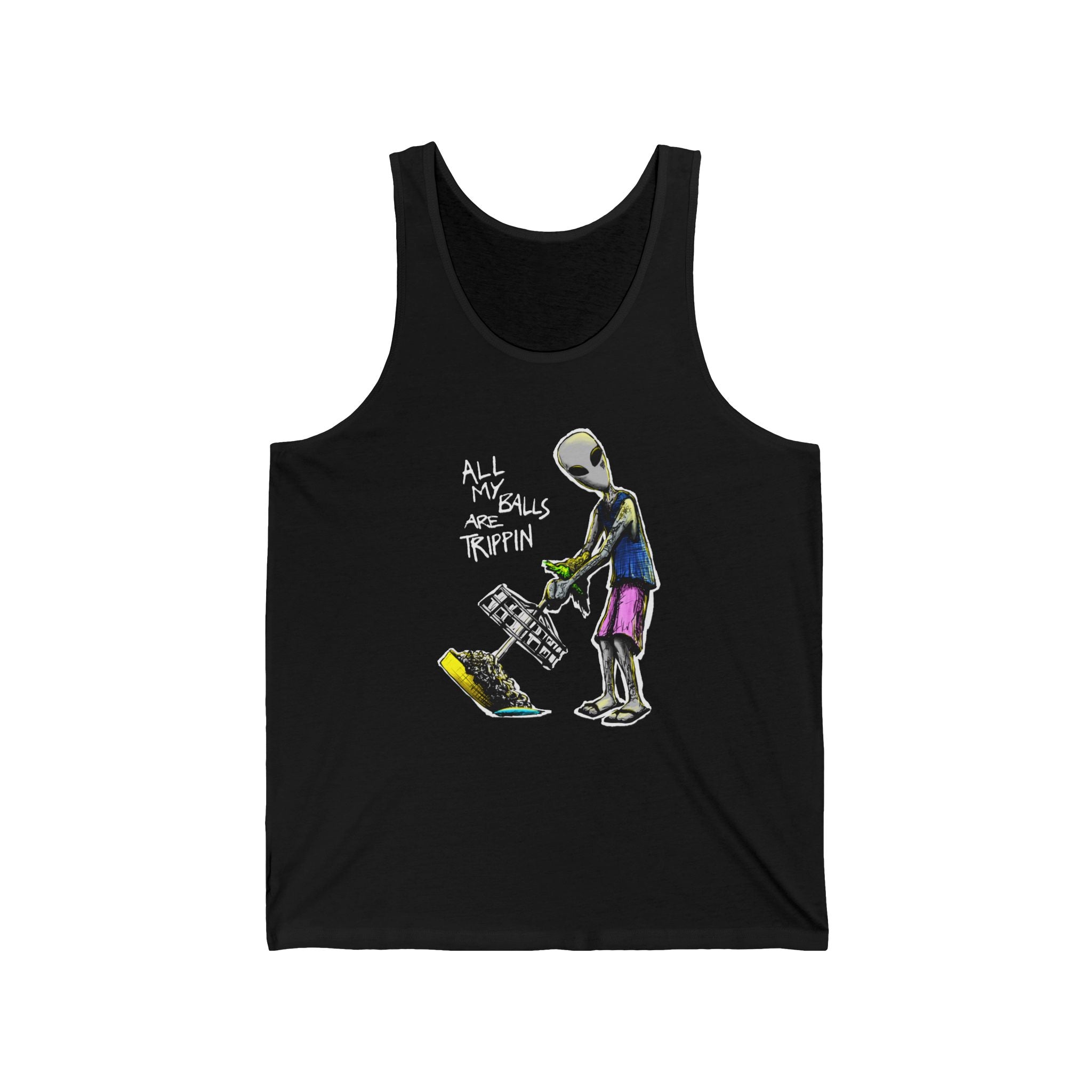 All My Balls Are Trippin (Alien) Tanktop