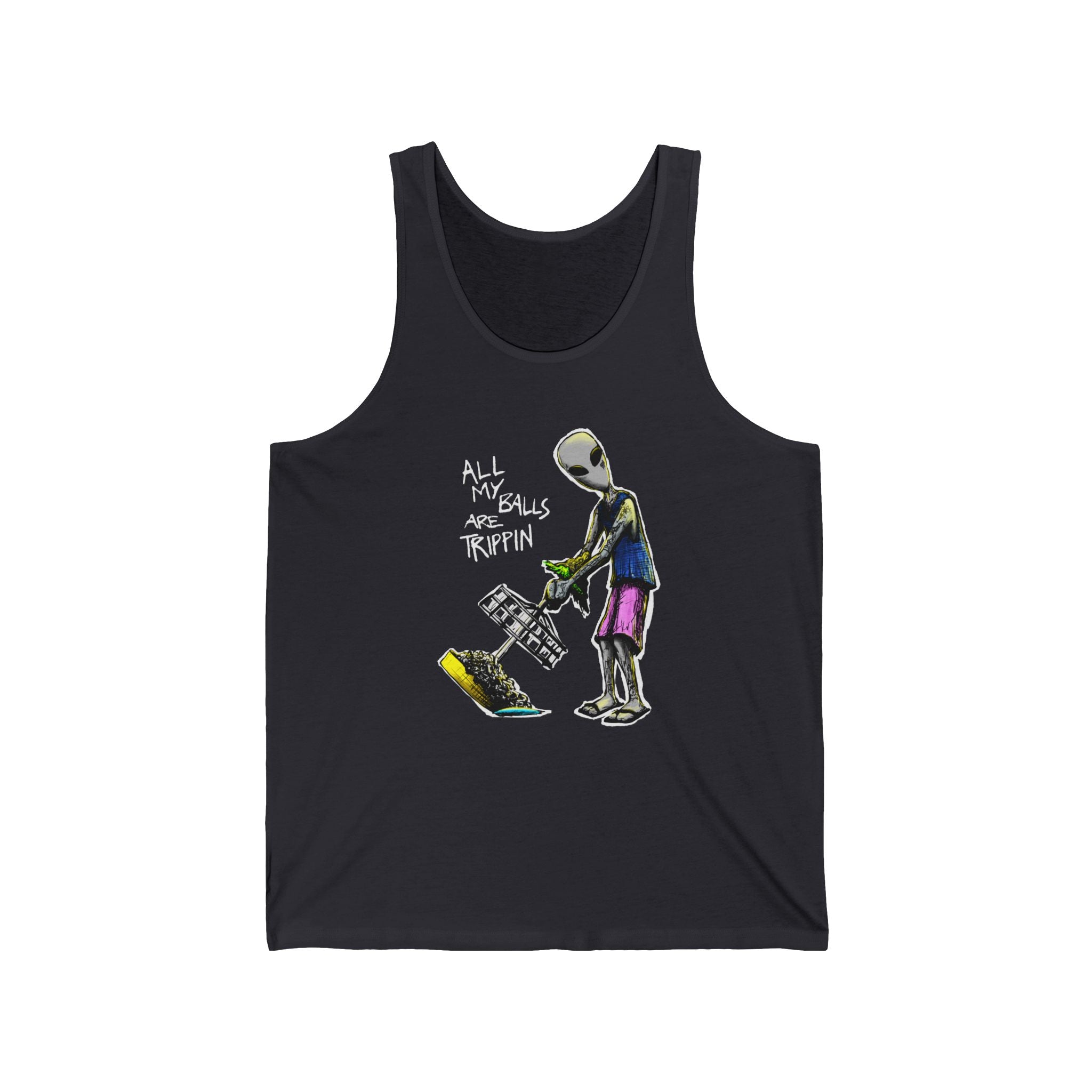 All My Balls Are Trippin (Alien) Tanktop