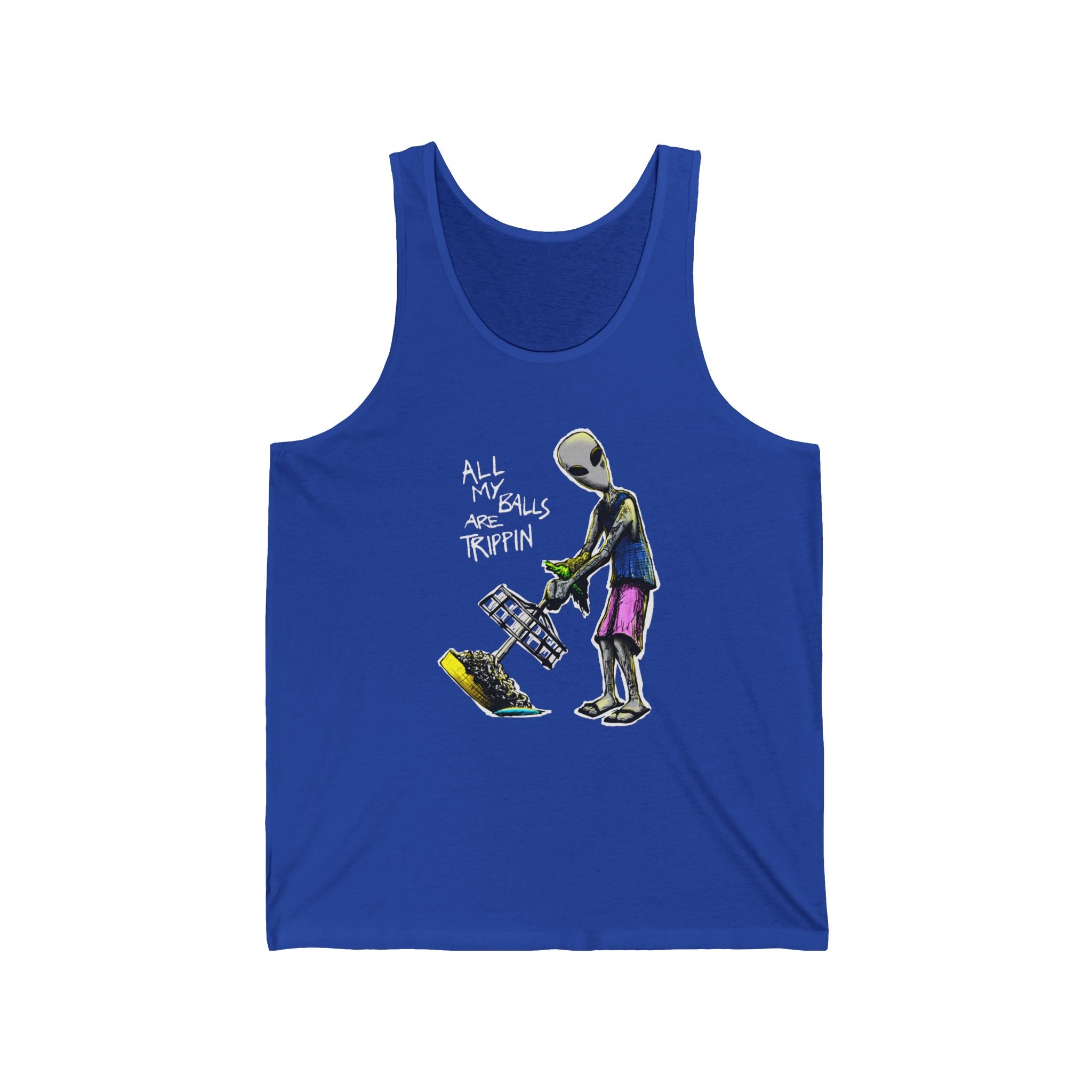 All My Balls Are Trippin (Alien) Tanktop