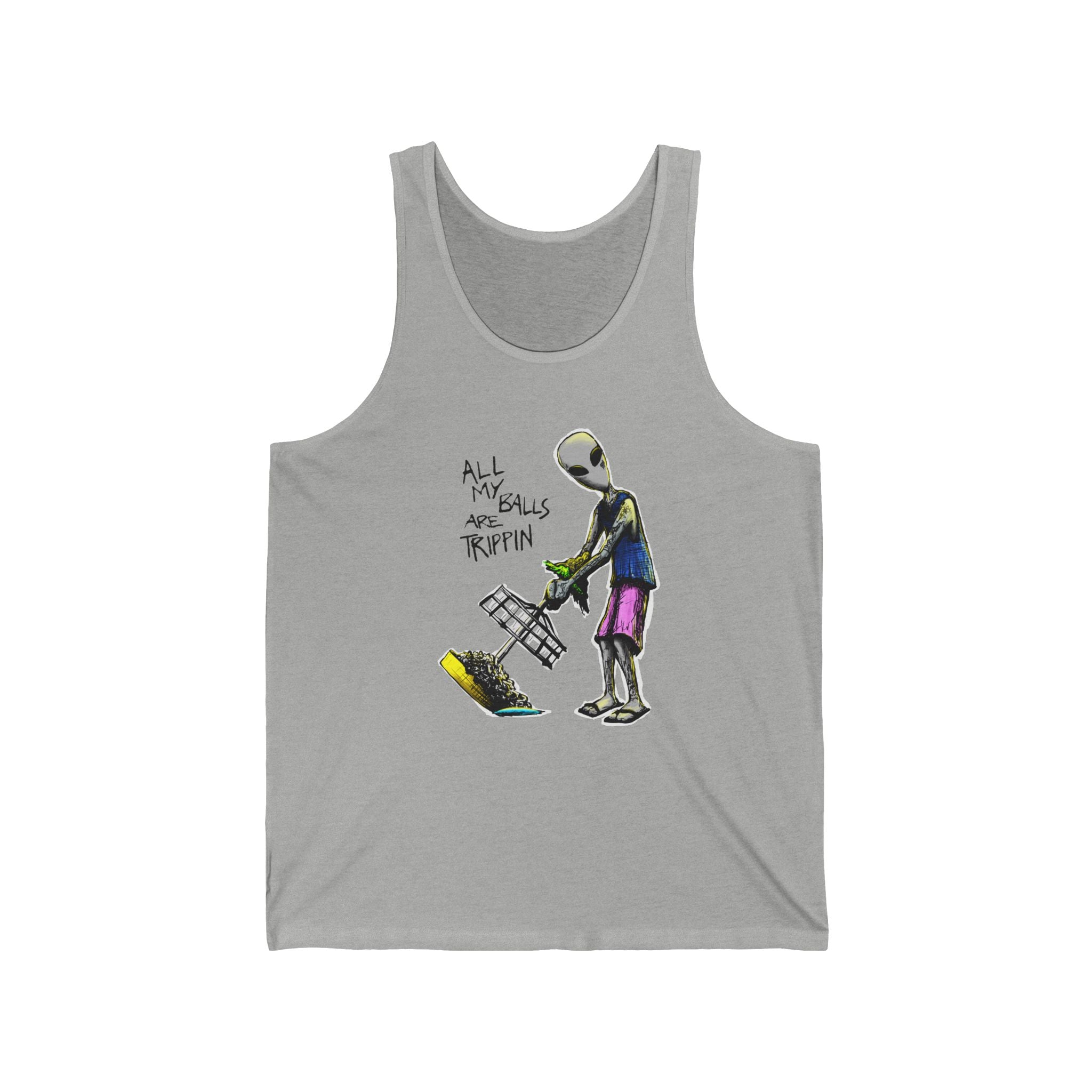 All My Balls Are Trippin (Alien) Tanktop