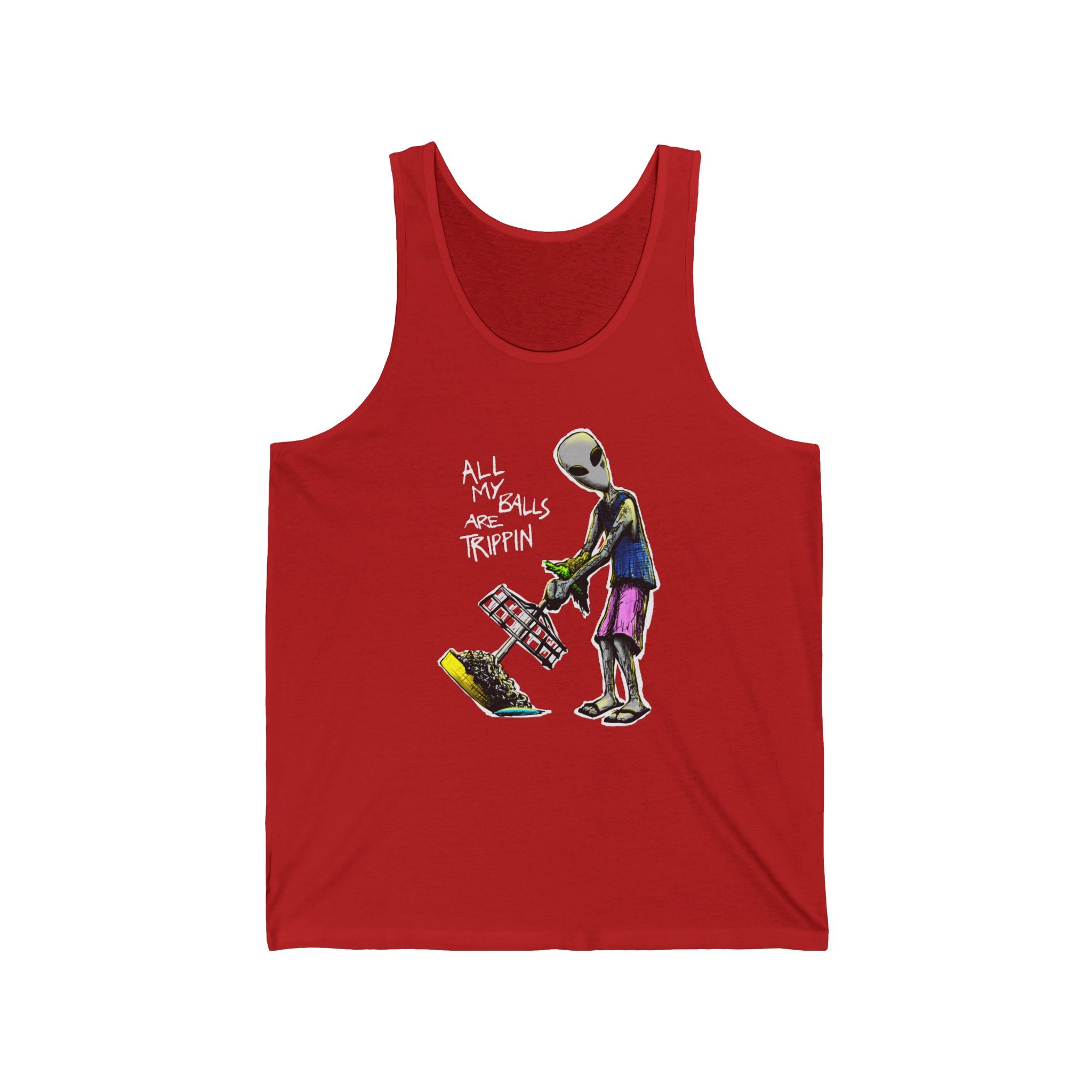 All My Balls Are Trippin (Alien) Tanktop