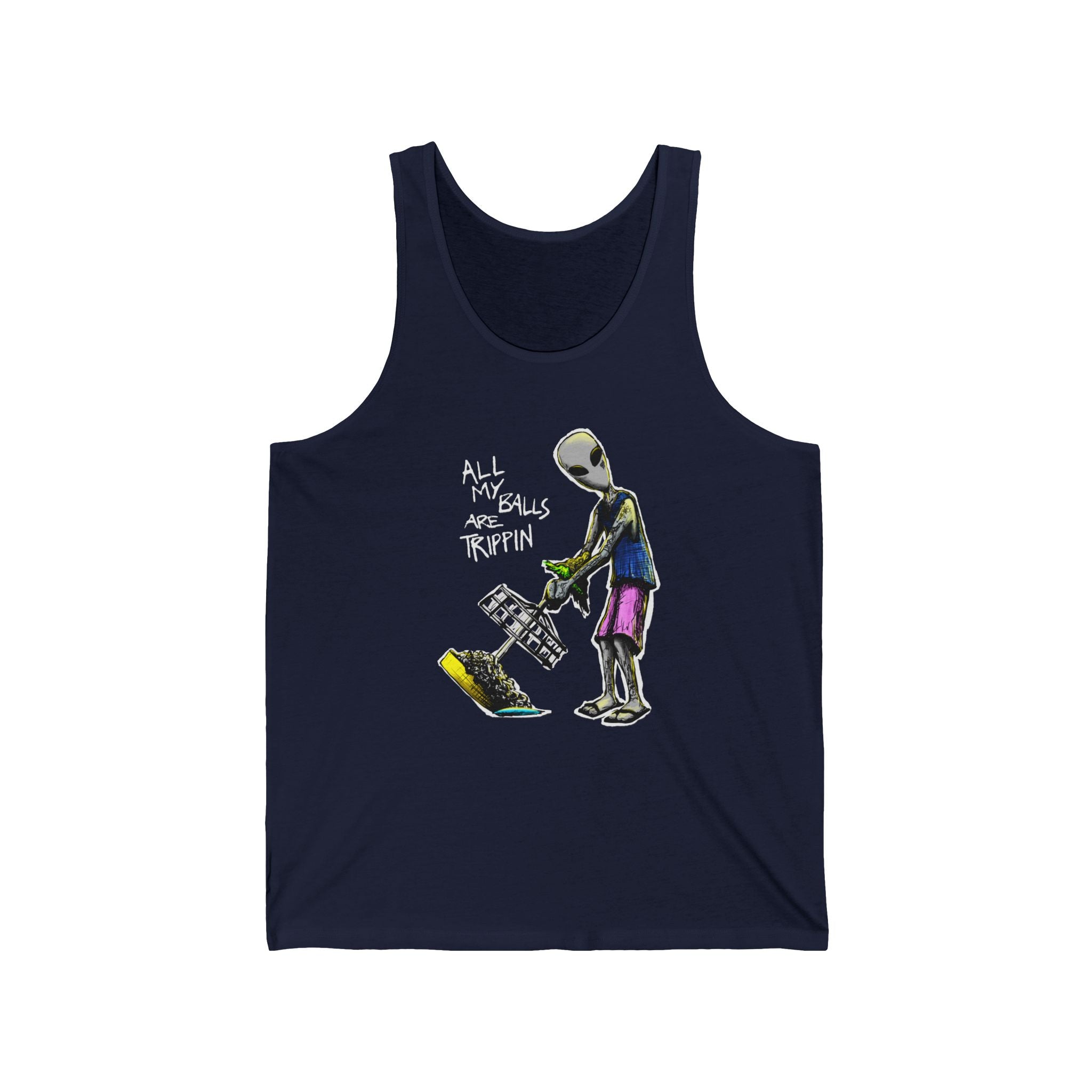 All My Balls Are Trippin (Alien) Tanktop