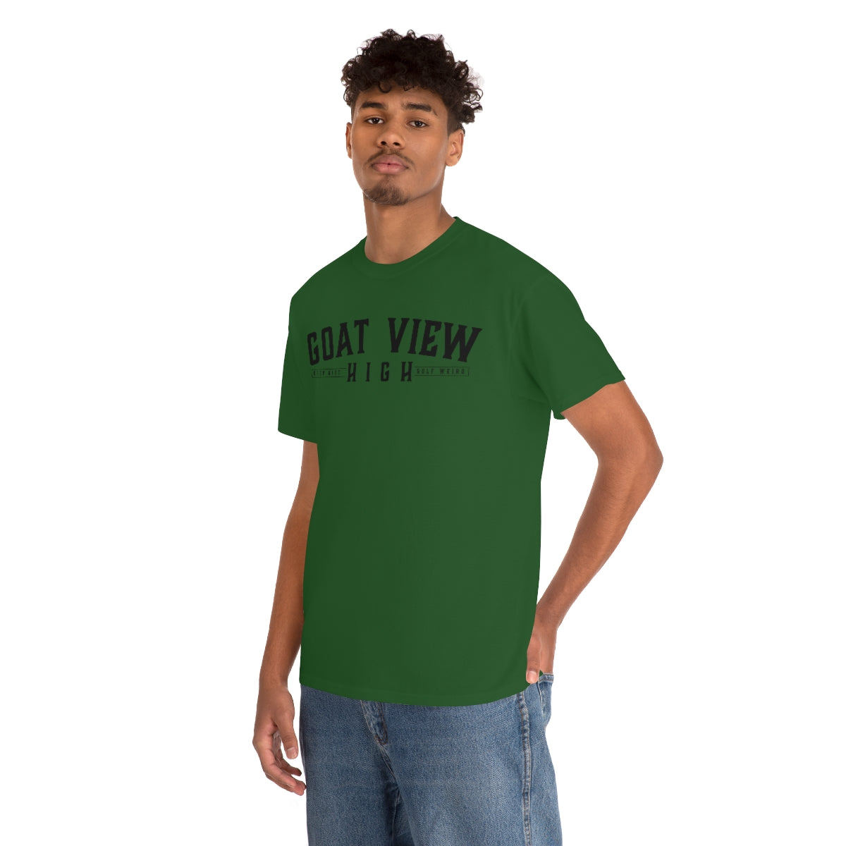 Goat View Heavy Cotton Tee