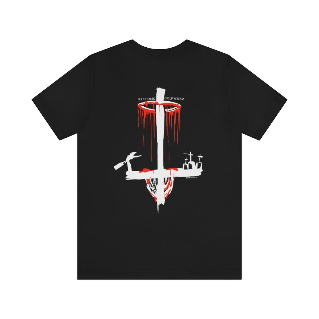 Inverted Cross Basket Tee