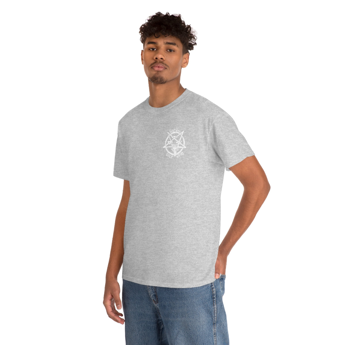 Inverted Cross Basket Heavy Tee