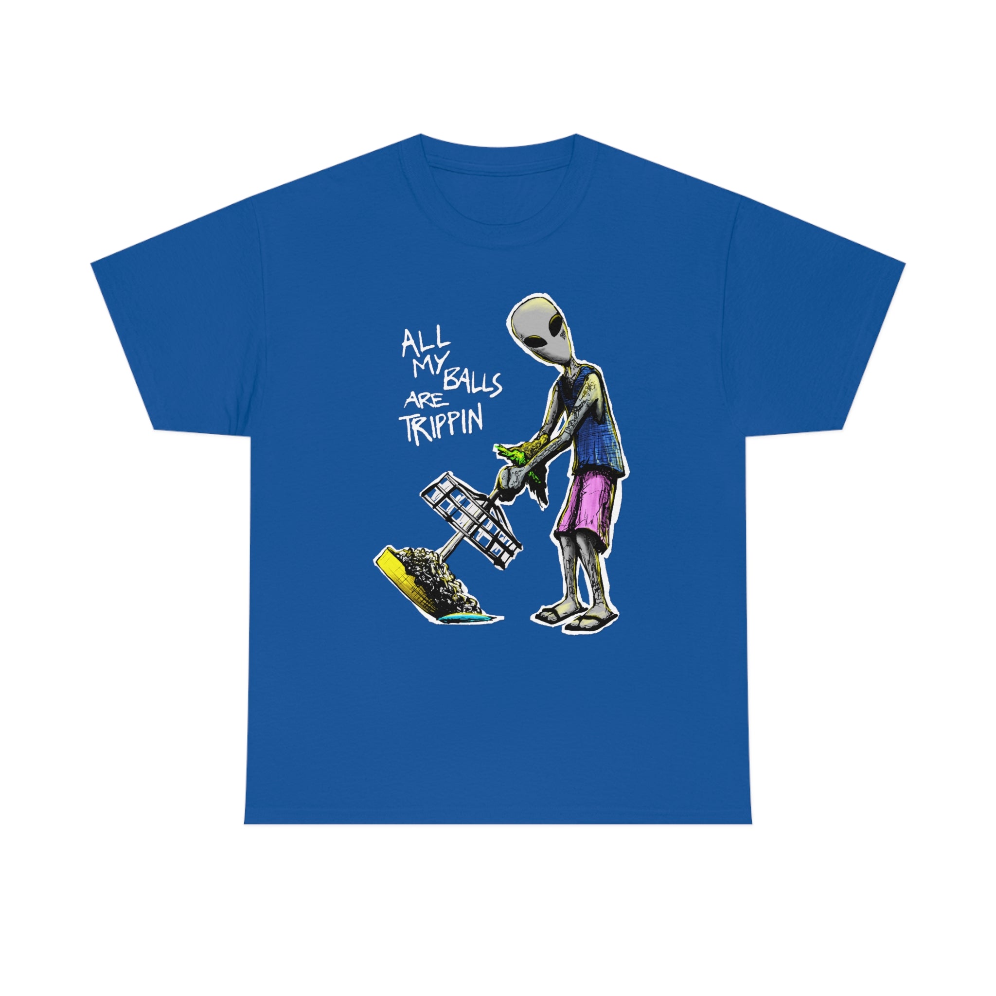 All My Balls Are Trippin (Alien) - Heavy Tee