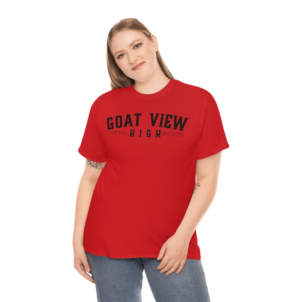 Goat View Heavy Cotton Tee