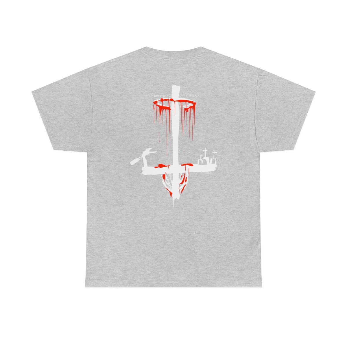 Inverted Cross Basket Heavy Tee