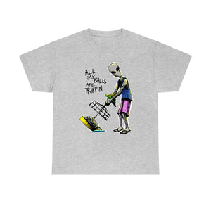 All My Balls Are Trippin (Alien) - Heavy Tee