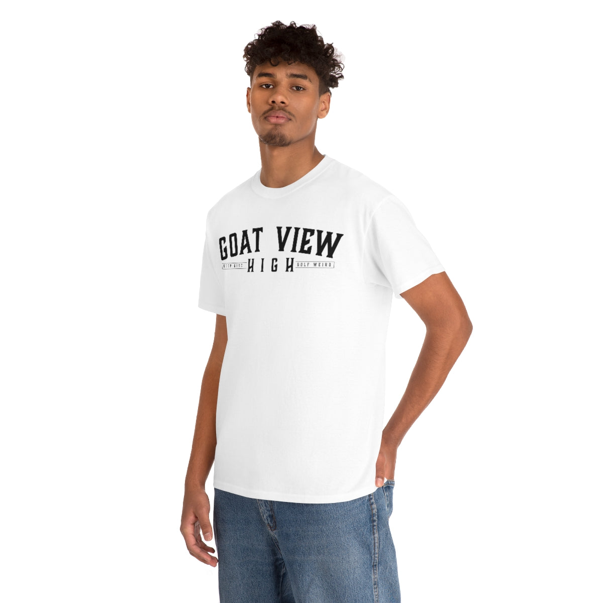 Goat View Heavy Cotton Tee