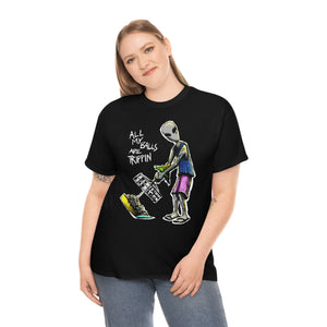 All My Balls Are Trippin (Alien) - Heavy Tee
