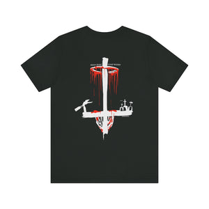 Inverted Cross Basket Tee