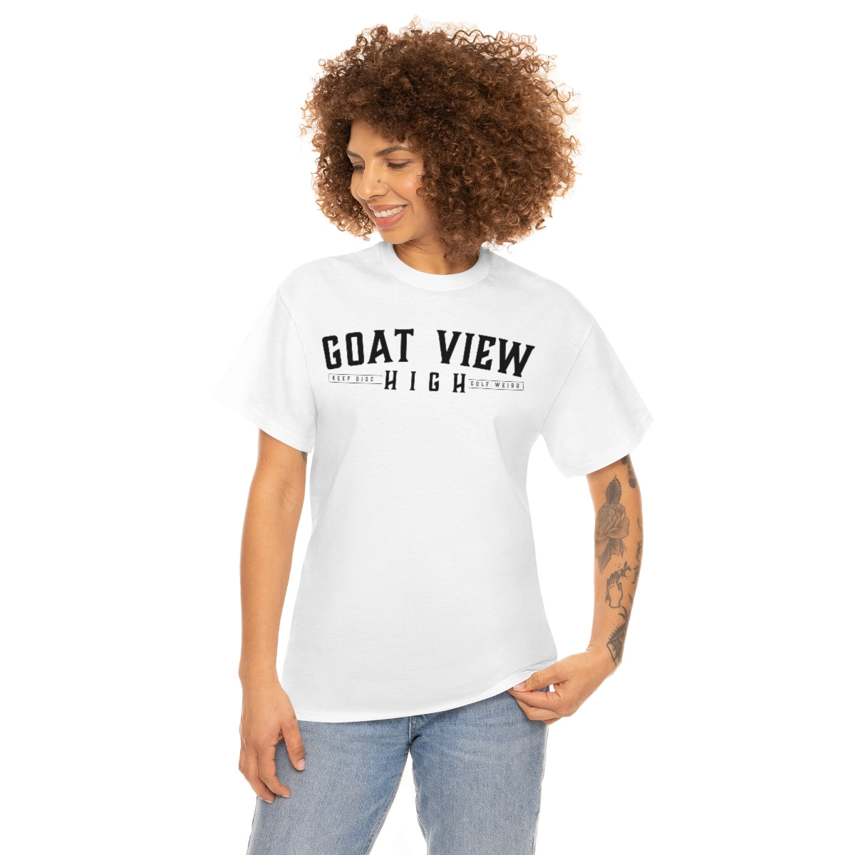 Goat View Heavy Cotton Tee