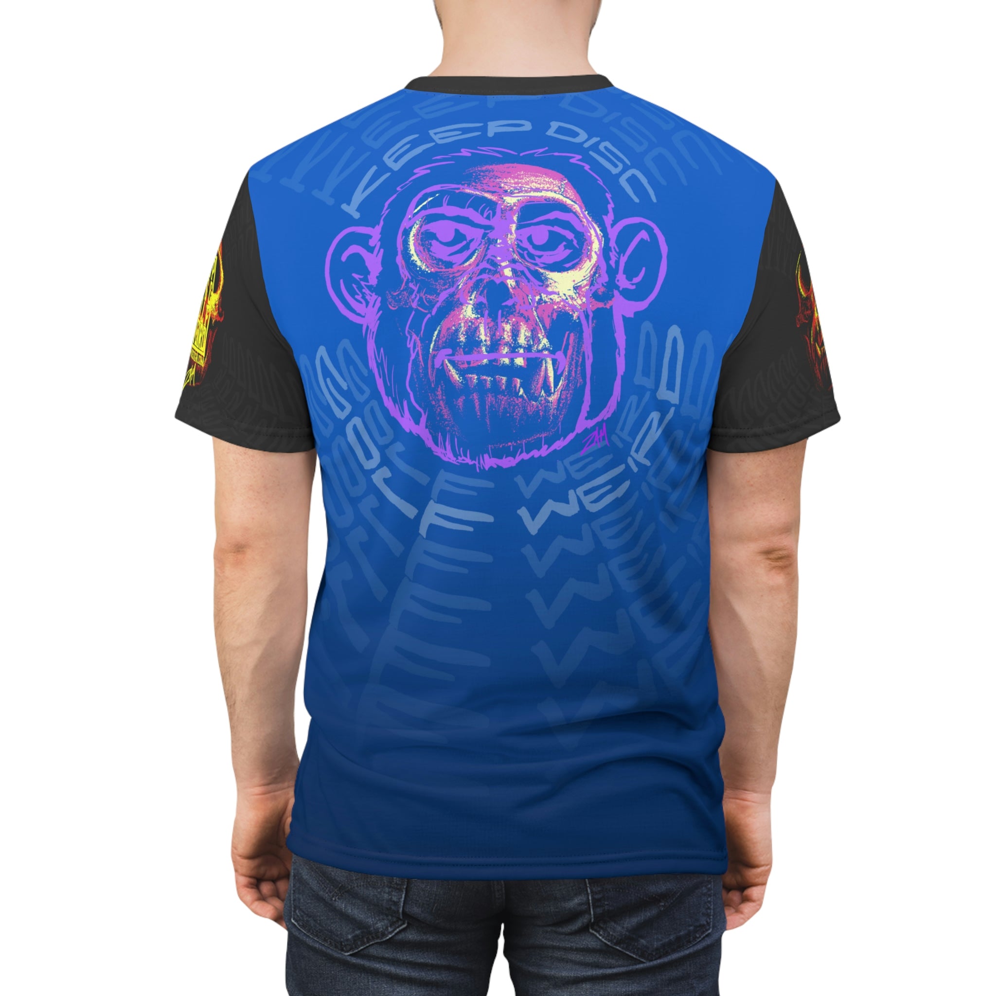 Chimpanzee Skull Drifit (Light Blue)