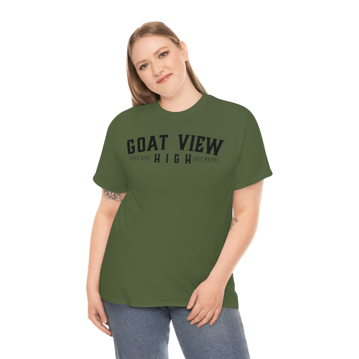 Goat View Heavy Cotton Tee