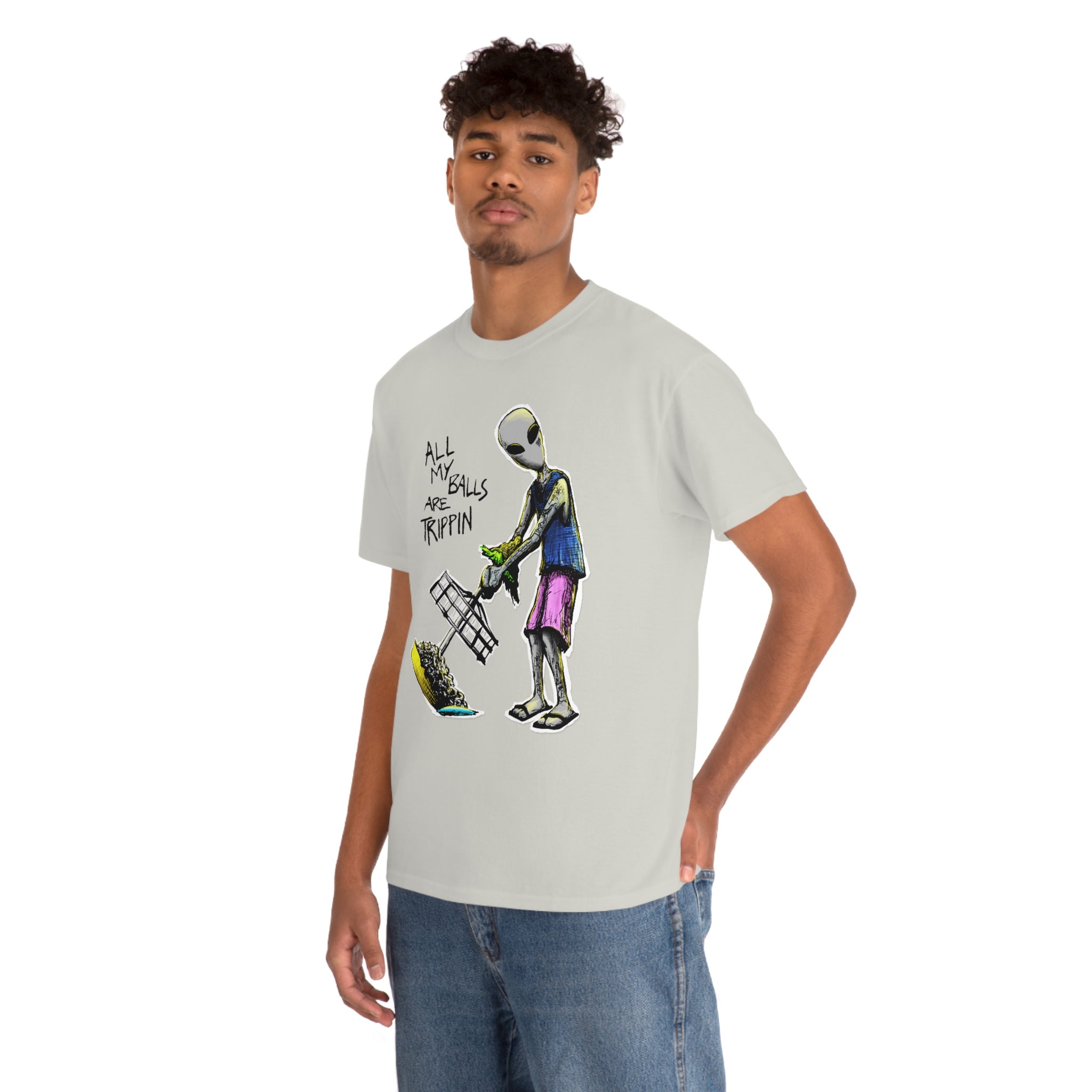 All My Balls Are Trippin (Alien) - Heavy Tee