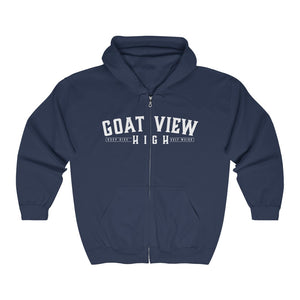 Goat View Zip Hoodie