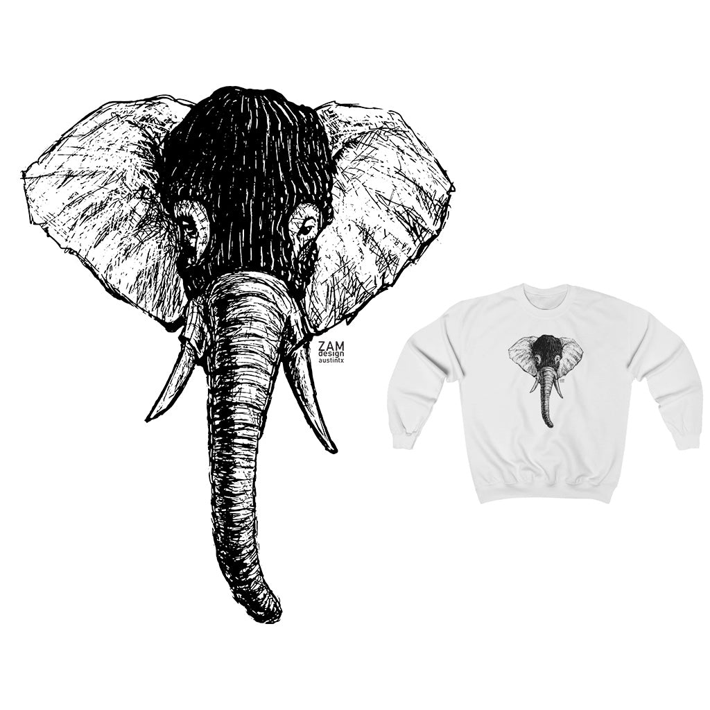 Thug Life Elephant Sweatshirt – ZAMdesign