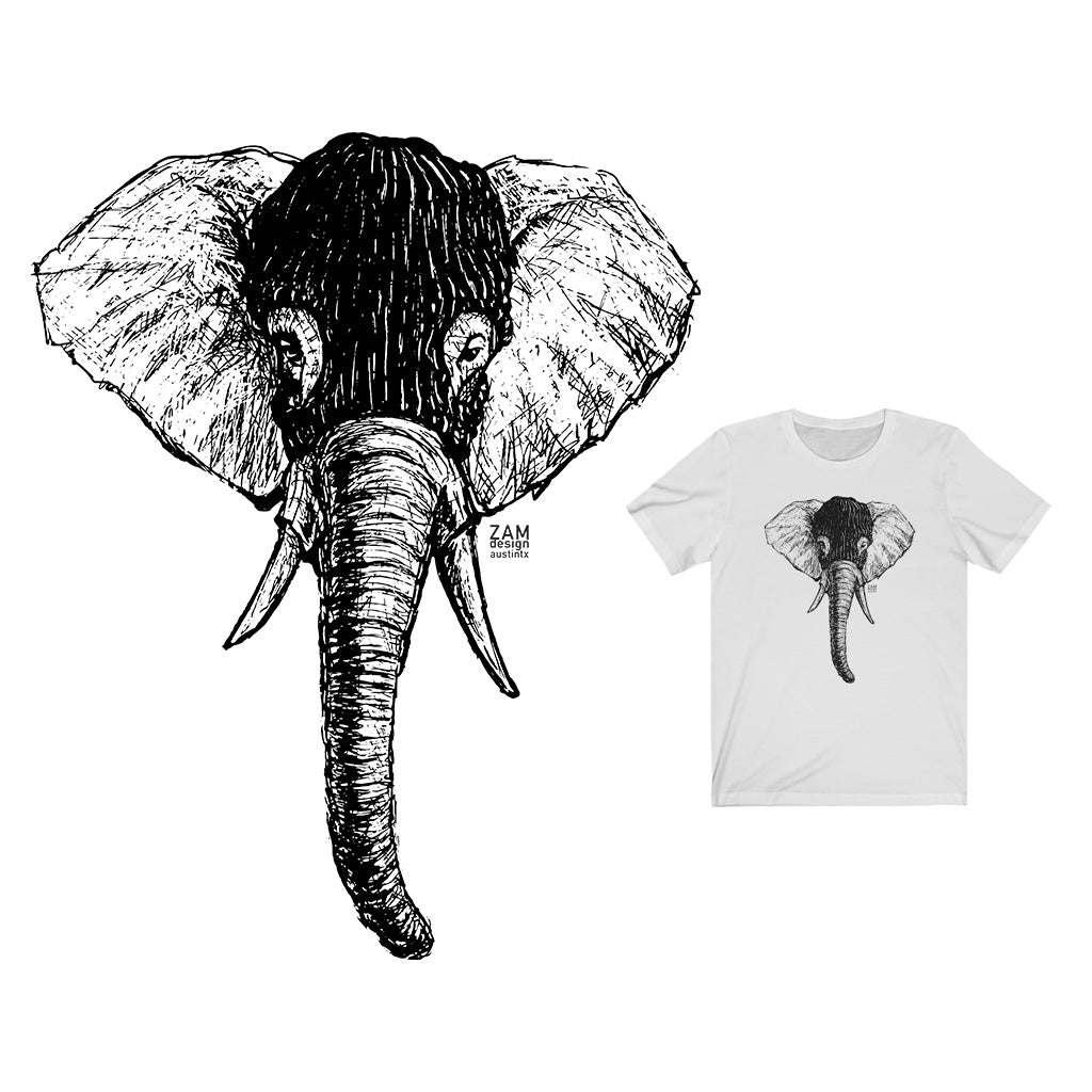 Thug Life Elephant XL Print Tee