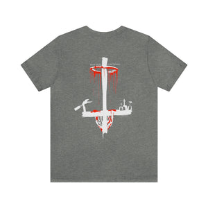 Inverted Cross Basket Tee