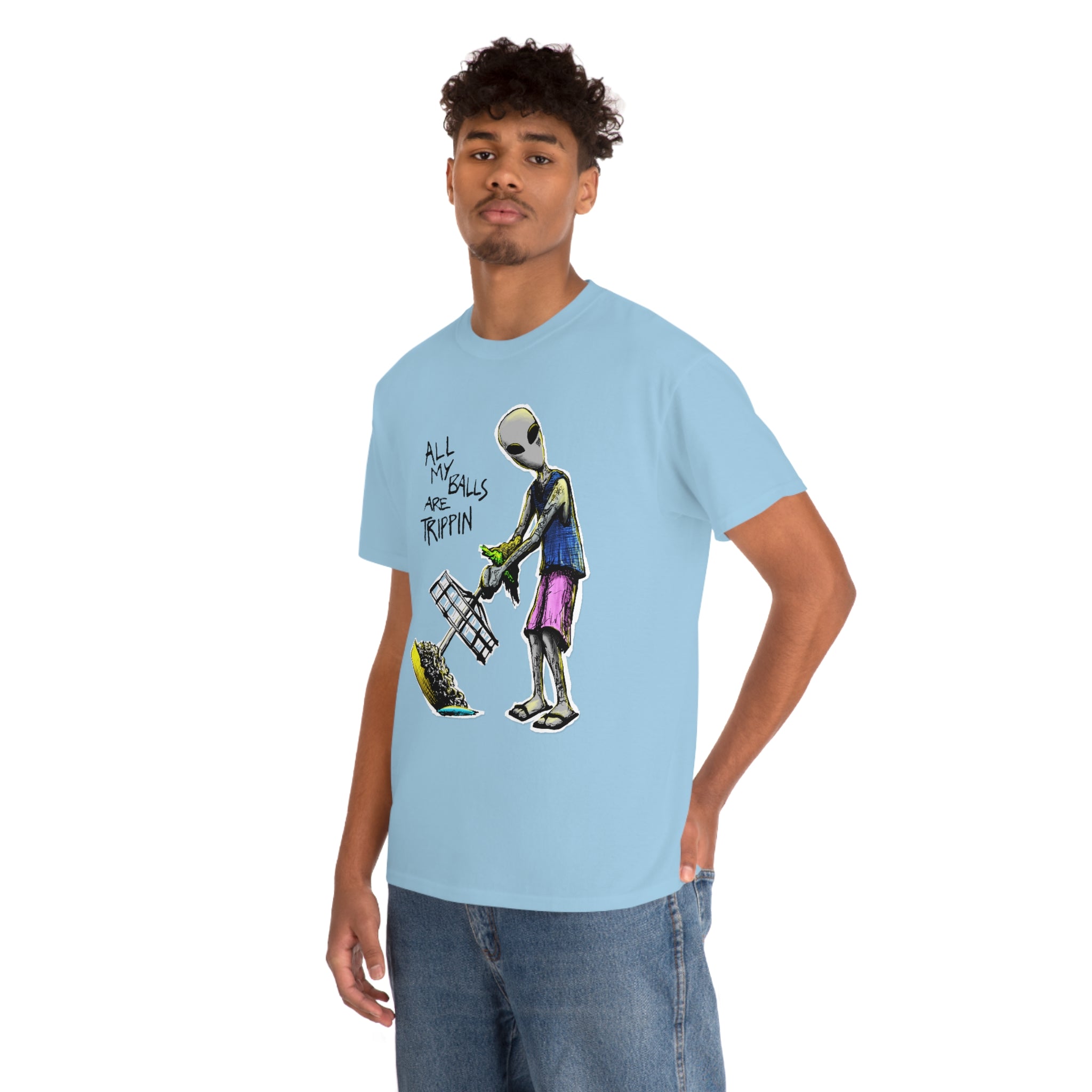 All My Balls Are Trippin (Alien) - Heavy Tee