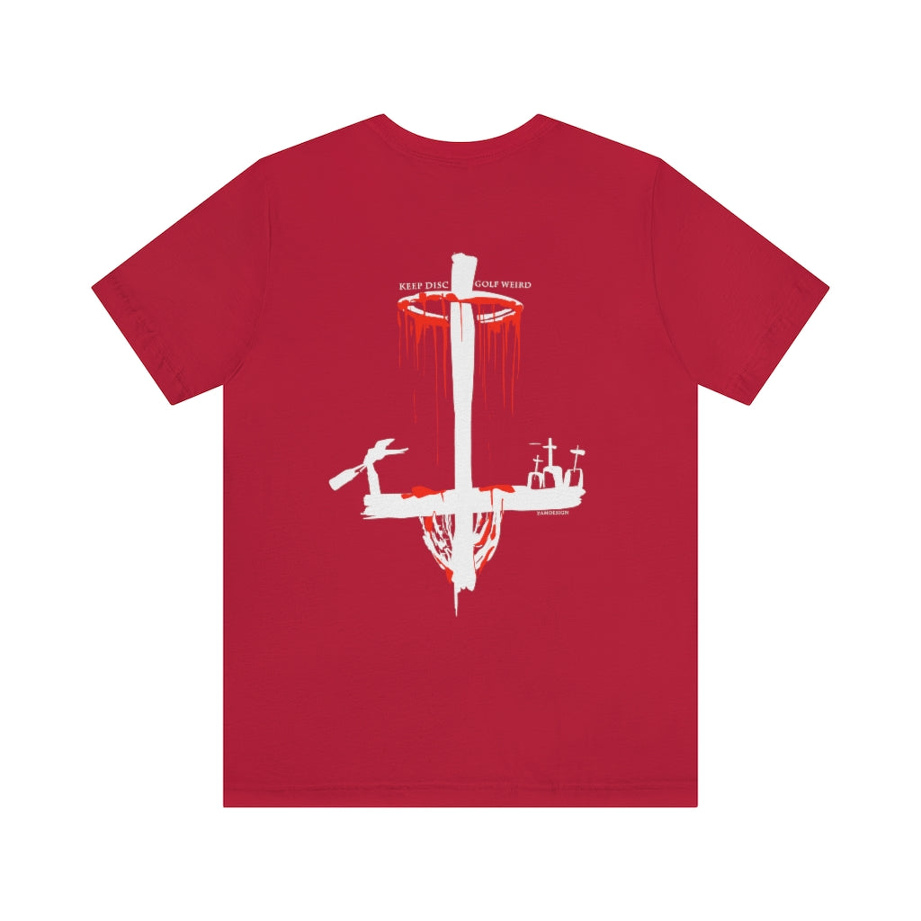 Inverted Cross Basket Tee