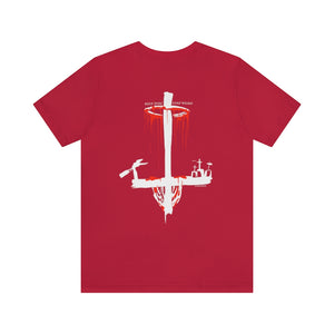 Inverted Cross Basket Tee