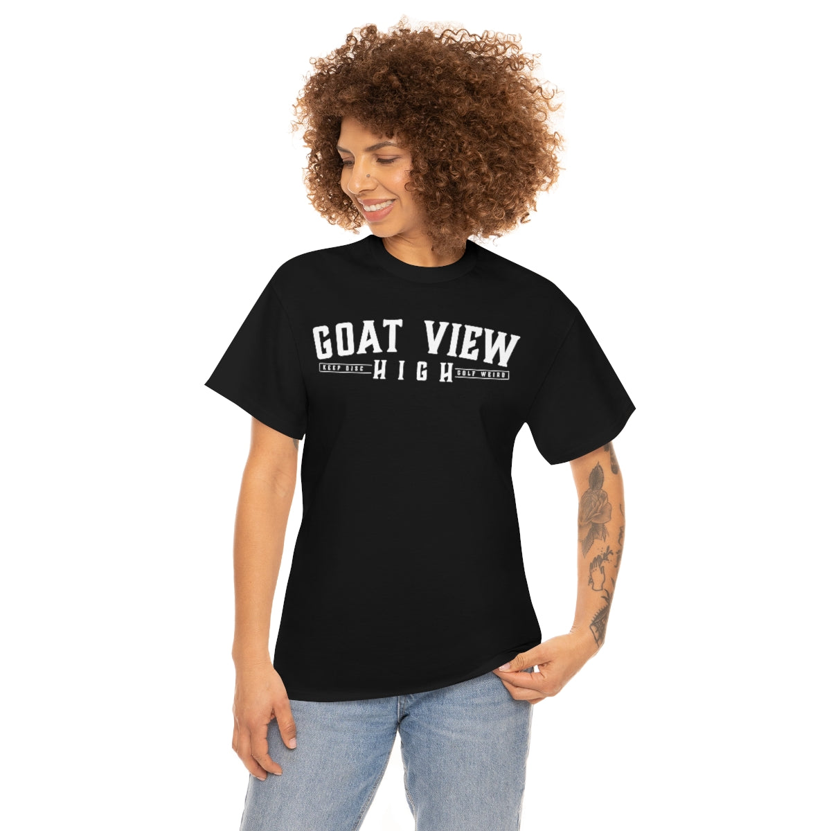 Goat View Heavy Cotton Tee